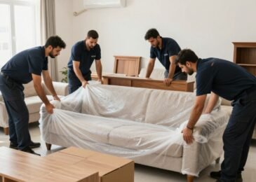 عملية نقل الأثاث بالتعبئة والتغليف الاحترافية