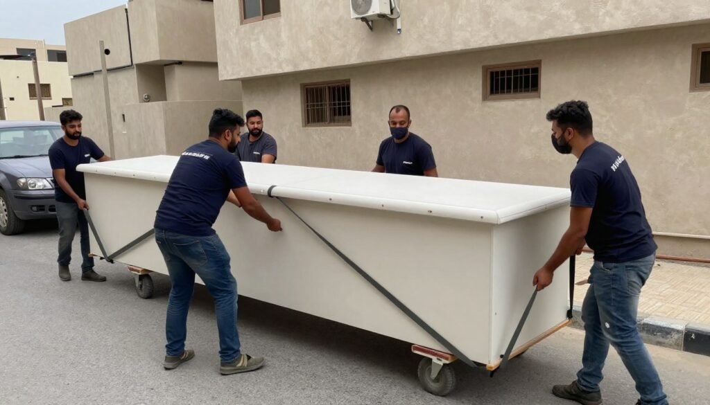 عملية نقل عفش سريعة وآمنة في حي مشرفة جدة