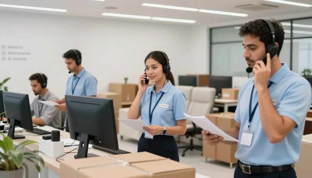 فريق خدمة العملاء جاهز للرد على استفساراتك حول نقل عفش في الرياض