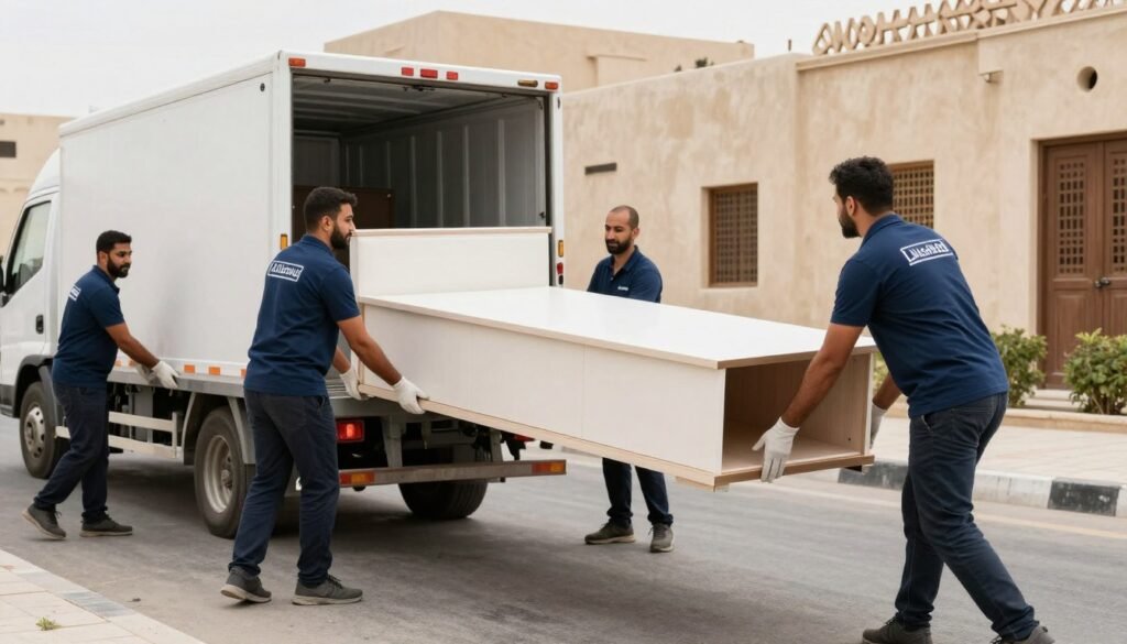 فريق عمل محترف لنقل العفش في حي البوادي جدة