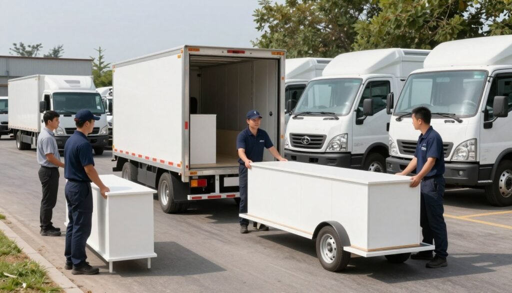 فريق متكامل من خدمات نقل أثاث يقدم خدمة شاملة ومتميزة