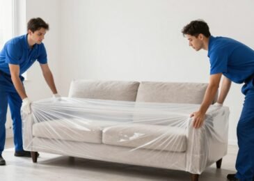 فريق محترف يقوم بنقل الأثاث المنزلي بعناية فائقة
