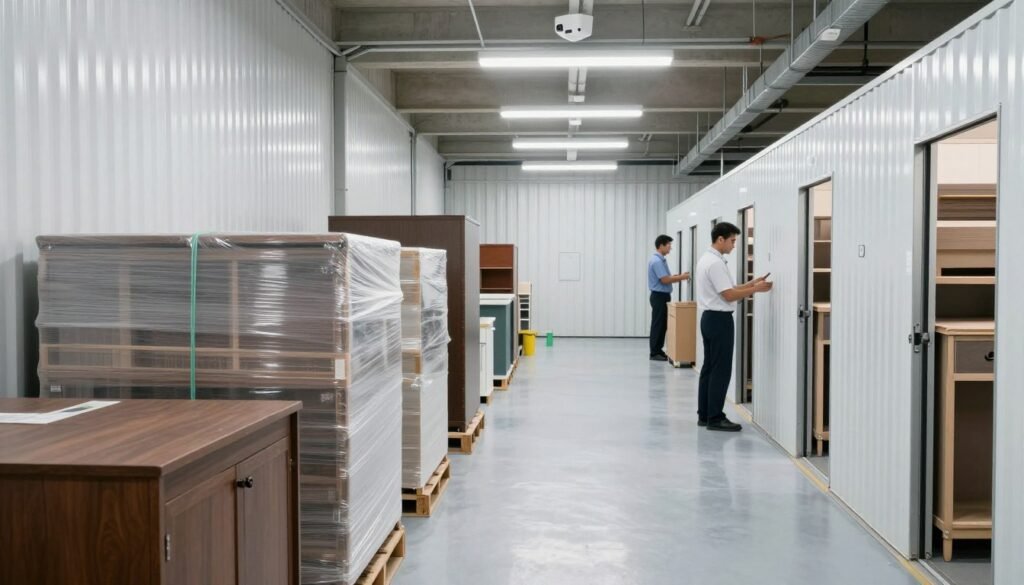 مستودعات تخزين آمنة ومجهزة تابعة لشركة نقل عفش في السعودية