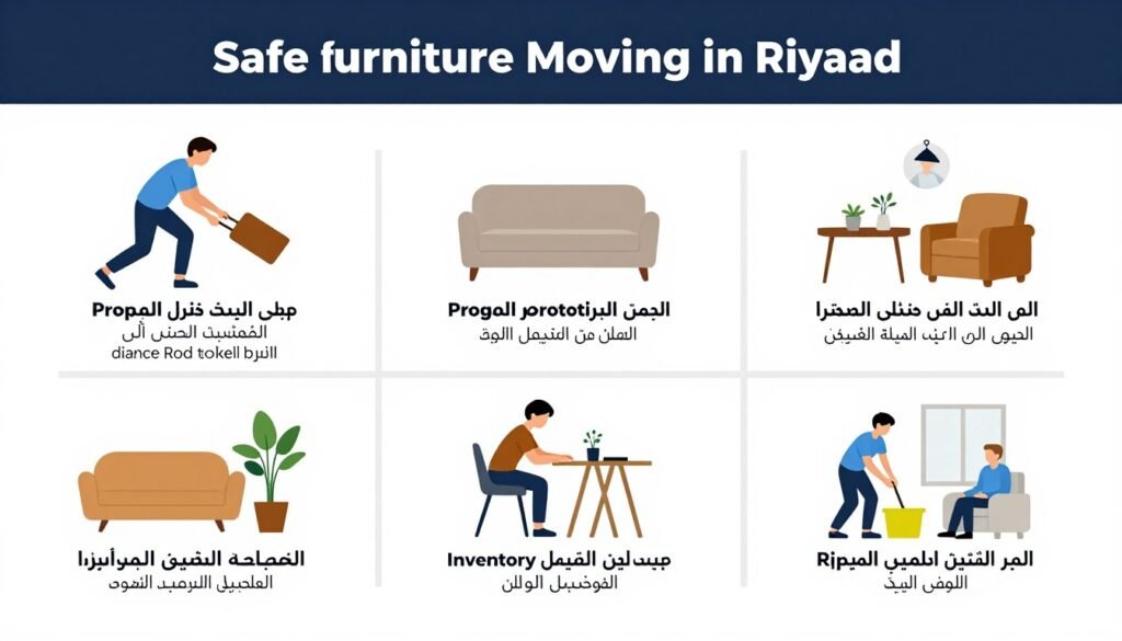 نصائح مفيدة لنقل العفش في الرياض بطريقة آمنة وفعالة