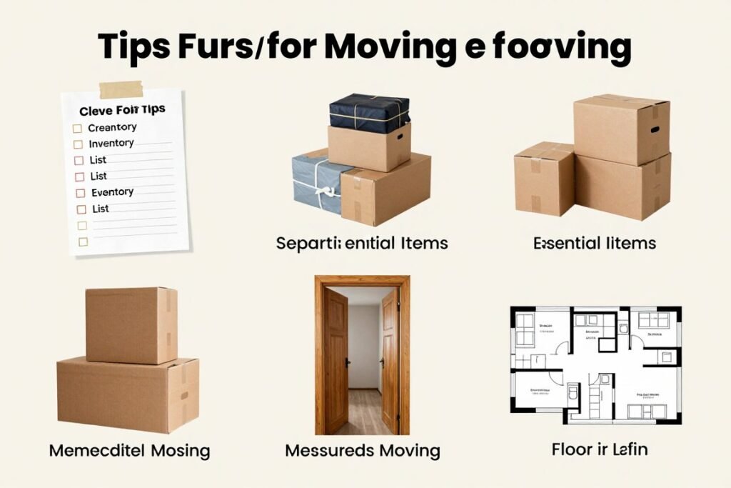 نصائح هامة لنقل العفش بطريقة آمنة وسريعة