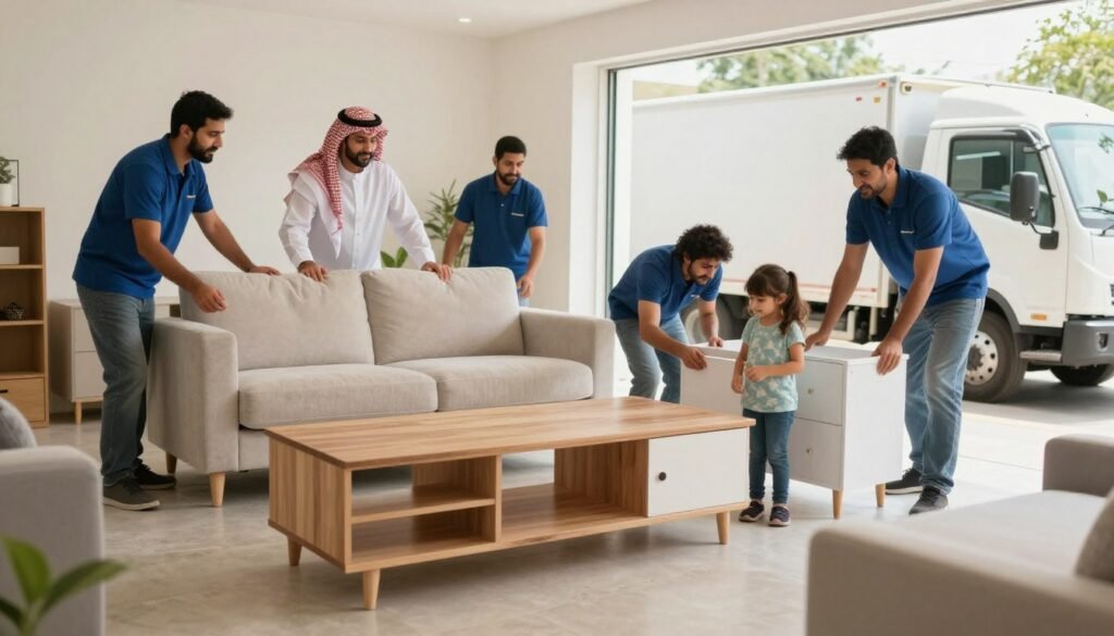 نقل الأثاث بالتعبئة والتغليف بأمان وسلامة نقل الأثاث بالتعبئة والتغليف بأمان وسلامة