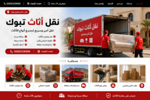 نقل اثاث تبوك مع الشركة العربية بأفضل خدمات النقل والتغليف