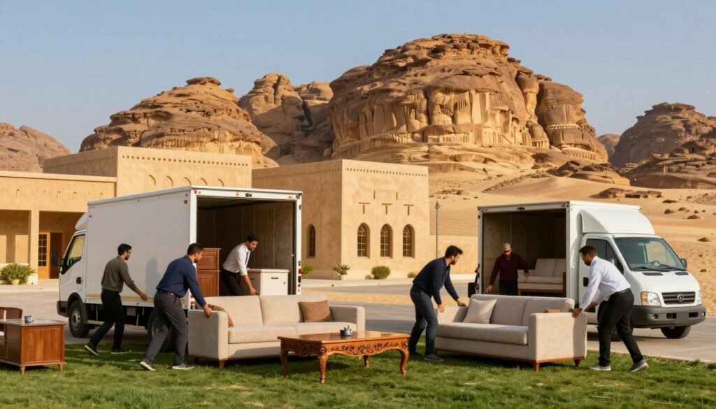 خدمات نقل الأثاث في العلا