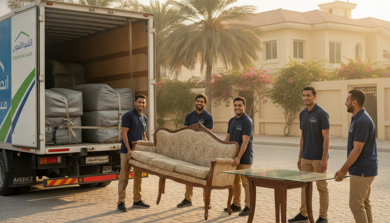 نقل عفش حي الربوة | الشركة العربية لنقل الأثاث | 📞 0560329696