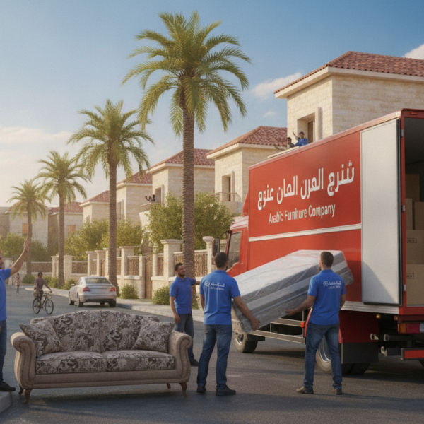 نقل عفش حي الصفا | الشركة العربية لنقل الأثاث | 📞 0560329696