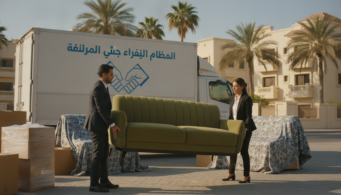 نقل عفش حي الضاحية | الشركة العربية لنقل الأثاث | 📞 0560329696