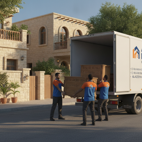 نقل عفش حي العزيزية | الشركة العربية لنقل الأثاث | 📞 0560329696