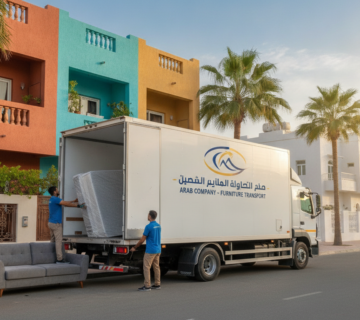 نقل عفش حي الفيحاء | الشركة العربية لنقل الأثاث | 📞 0560329696