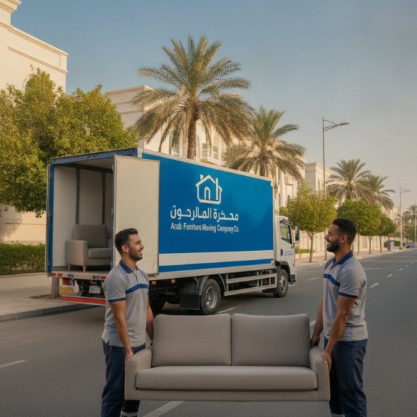 نقل عفش حي الملقا | الشركة العربية لنقل الأثاث | 📞 0560329696