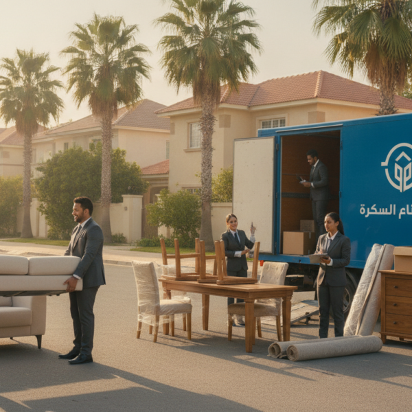 نقل عفش حي الملك فهد | الشركة العربية لنقل الأثاث | 📞 0560329696