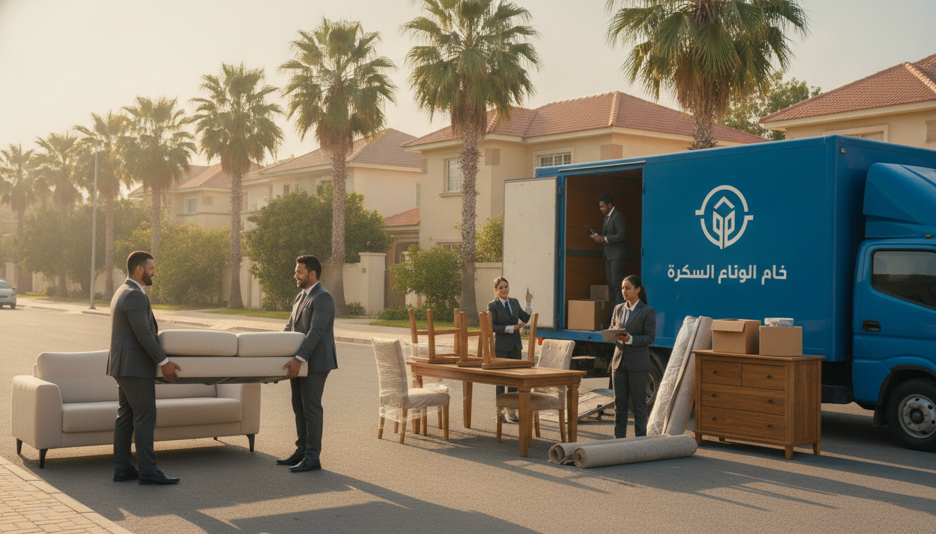 نقل عفش حي الملك فهد | الشركة العربية لنقل الأثاث | 📞 0560329696